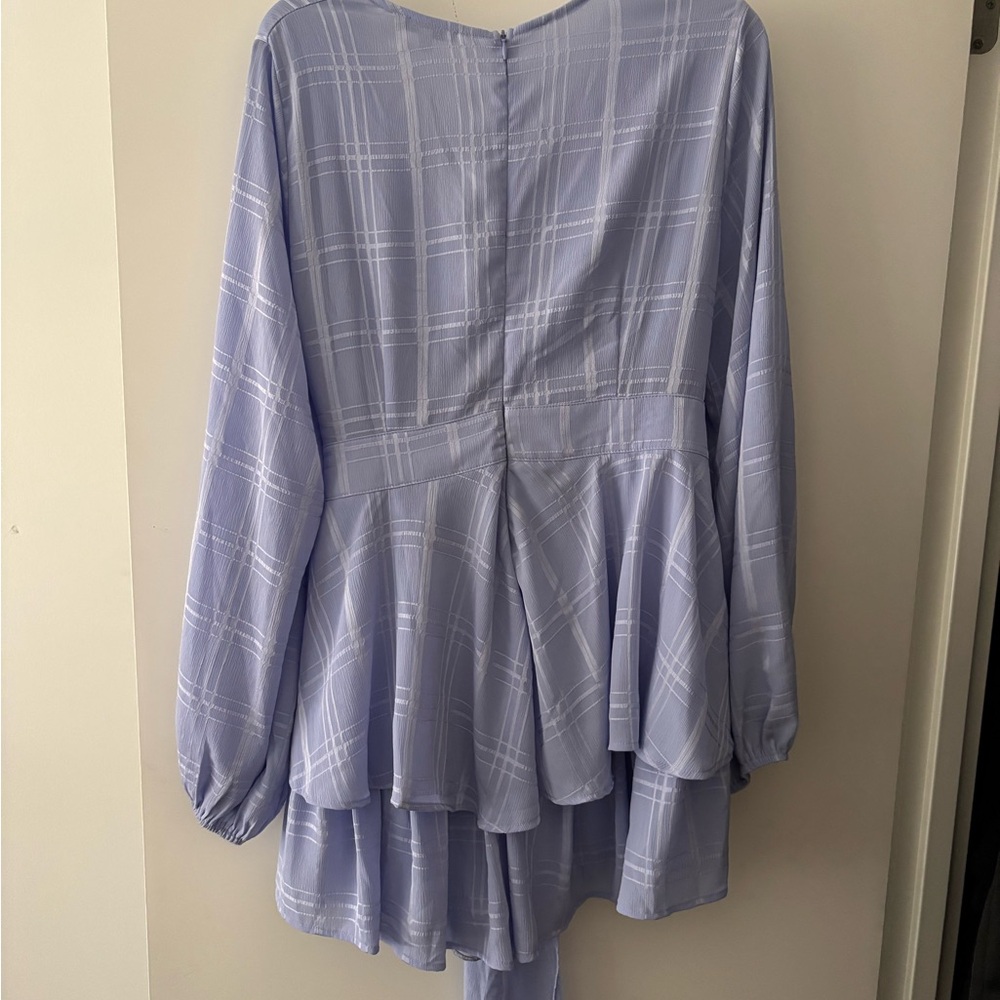 Fashion Nova Blue Romper - Picture 3 of 4